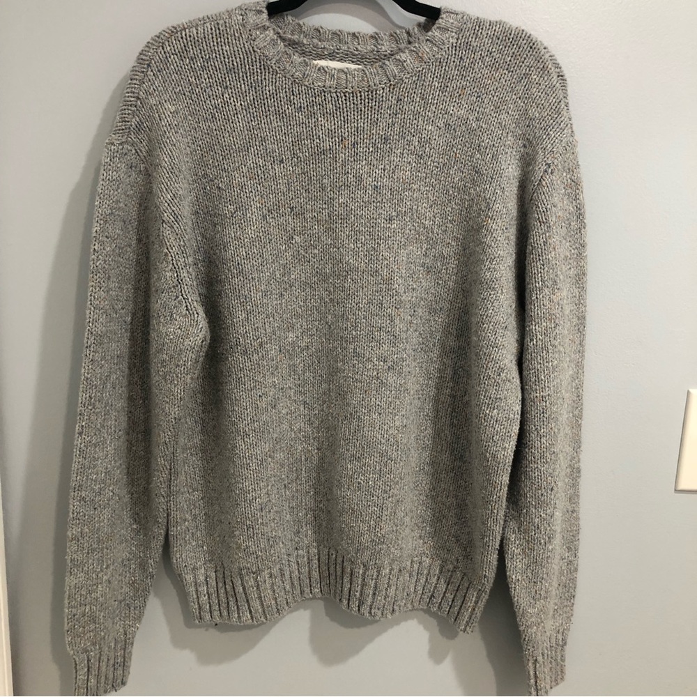 PacSun Men’s Gray Crewneck Sweater, size large